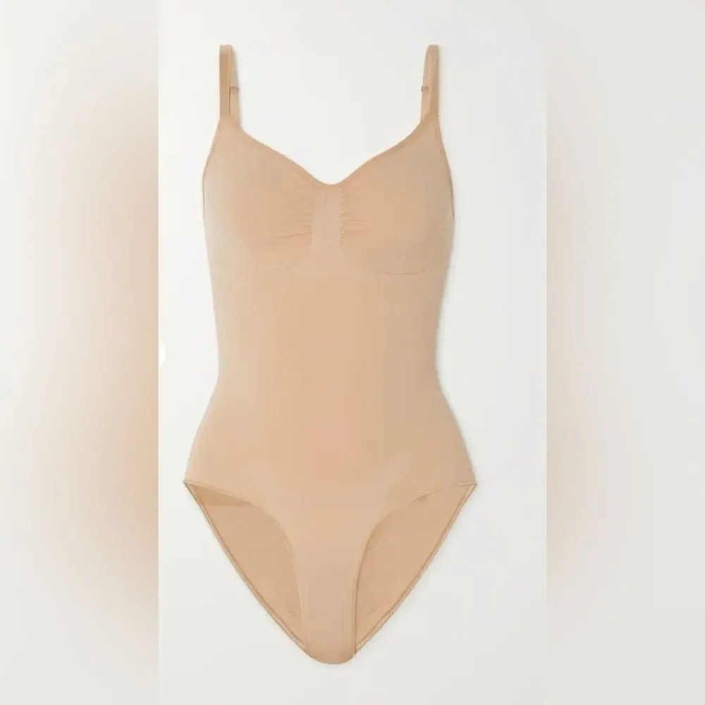 SKIMS Nude Sculpting V-Neck Bodysuit